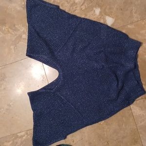 Express v-neck front and back sparkly top